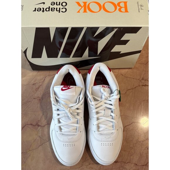 Nike Book 1 Forest Gump Cortez Sneakers White Varsity Red 13 New in Box Shoes - Picture 7 of 16